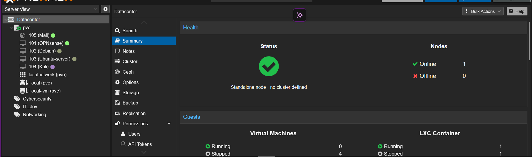 HomeLab project preview